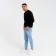 Svitshot of men's minku: Casual Collection Man Black color, size 54