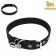 Two -layer collar with a swivel 55 x 2.5 cm, polyester, black