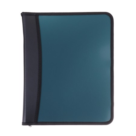A4 lightning folder, 2 compartments, calligrata, 350 x 282 x 33 mm, plastic, 4 pockets, business class, green metallic-3