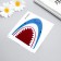 The sticker for the switch color "Akuli mouth" 11x12 cm