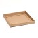 A cover for a national box, for large bouquets, trapezoid, brown, 27 x 38 x 42 cm
