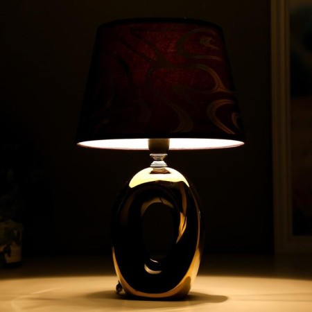 Table lamp 36652/1 E14 40W Violet-golden H32.5 cm Risalux-2