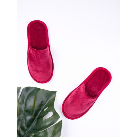 Women's slippers Amaro Home, size 39-41, burgundy color-5