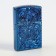 Gas lighter "Patterns", 3.5 x 5.5 x1.2 cm, blue