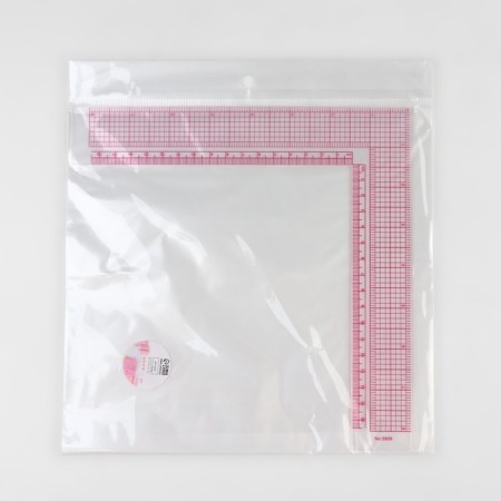 Line for cutting and sewing, premium, 21.5 × 21.5 cm, thickness 1.5 mm, color transparent-2