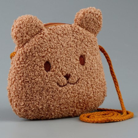 Soft bag "Bear". Brown color-1
