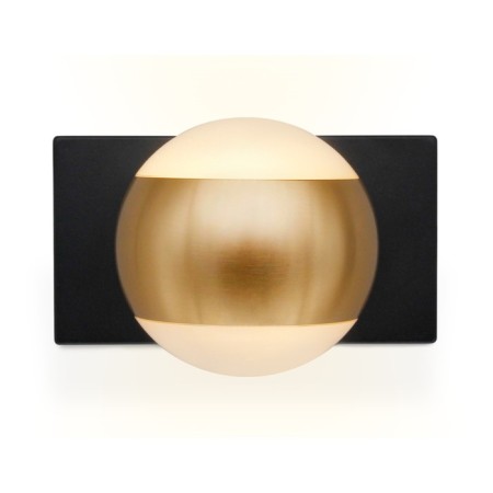 Wall rotary lamp with AMBRELLA LIGHT, WALL, FW571, G9, Black Sand, Gold-2