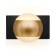 Wall rotary lamp with AMBRELLA LIGHT, WALL, FW571, G9, Black Sand, Gold