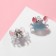 Children's clips "chosen" crab, color pink-blue
