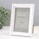 Photo frame Plastic "Gala" 10x15 cm, white (plastic screen)