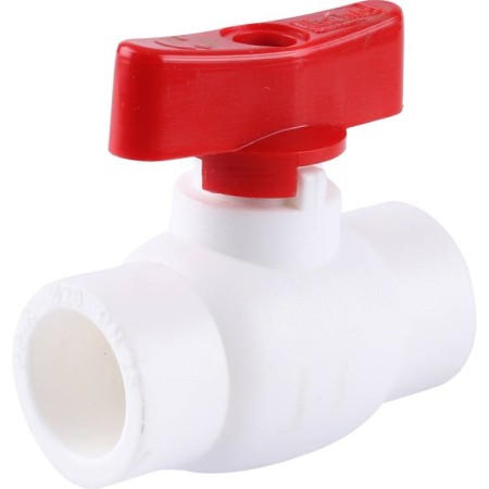 Ballic Kalde tap, mini, polypropylene, d = 20 mm, red handle