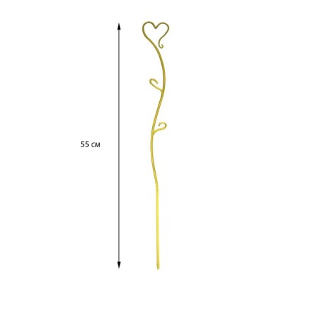 Support for orchids, h = 55 cm, plastic, color mix, "heart"