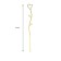 Support for orchids, h = 55 cm, plastic, color mix, "heart"