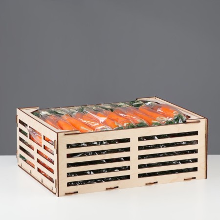 Set of extension candles "Carrot in the box", 5.5x16.5 cm, 80 pieces-1