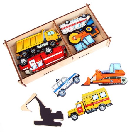 Set "Transport on Magnets" in a box of 12 parts-3