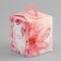 Box for 1 cupcake, "with love", 9.2 x 9.2 x 11.1 cm, confectionery packaging