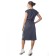 Women's dress "Tropical flowers", size 50, color gray