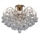 Pearl chandelier 6x60W E14 gold