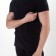 T -shirt male polo, black color, size 50