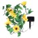 UNIEL Girlyanda “Thread” 2.3 m with nozzles “Sunflower”, IP44, Dark Thread, 25 LED, glow warm white, 2 modes, solar battery