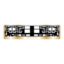 Frame for the car room AVS RN-13 chrome, gold