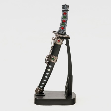 Souvenir weapon "Katana on the stand", brown scabbard, mix, 17cm-1
