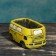 Pot "Bus" yellow, 13x7.5x6.4cm