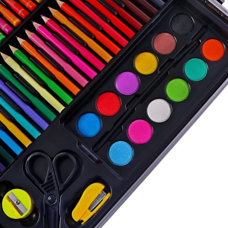 Set for drawing, PVC, blue-11