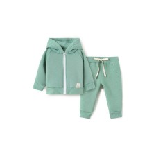 Costume: jumper and crumb trousers, I am Basic Line, height 86-92 cm, bright green