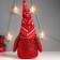 Doll Interior Light "Santa Claus Luminous nose, in a red cap with patterns" 33x17x12 cm