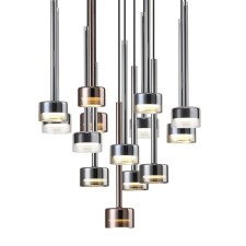 Люстра Mantra Tonic, GX53, 14х12Вт, 430 мм, цвет чёрный