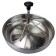 Stainless stainless stainal fodder for piglets 25*25*10cm