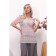 Female blouse, size 42, pink color