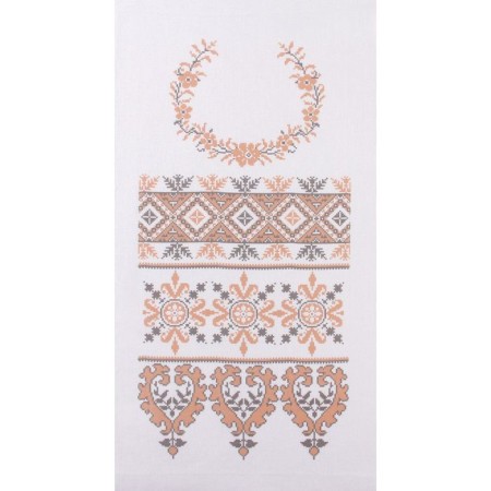 Set for embroidery the rushnik with a cross "Traditional pattern", hb, 2 m-3