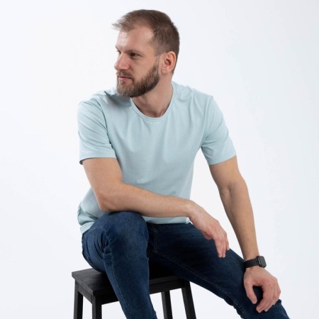 T -shirt SL by KAFTAN "BASIC", 48, Heavenly-3