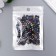 Decor for creativity plastic "Half of beads. Black gasoline" d = 3-10 mm, set 10 grams