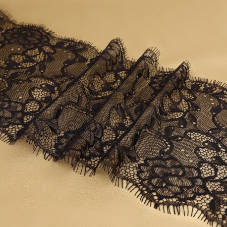 Lace cilia, 175 mm × 3 ± 0.5 m, black color-2
