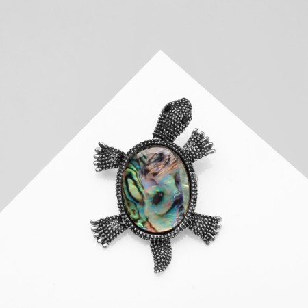 Brooch "Galiotis" Turtle-3