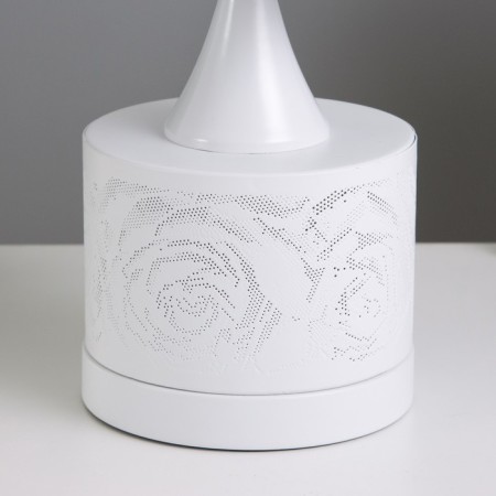 Aroma lace with backlight "Flowers" E27 40W+RGB white 13x13x30 cm-6