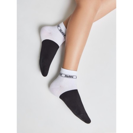 Noski short children's CONTE KIDS Active, size 20, white, black color