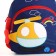 Baby backpack on lightning, blue color
