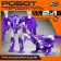 Pterodactyl robot-dinosaurus, transforms, purple color