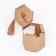 Hybag box, with a window, craft, 7 x 7 x 7 cm