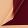 Flower Flower Flower packaging border-sided “Bordeaux + pearl pink”, 50 μm, 0.5 x 9 m