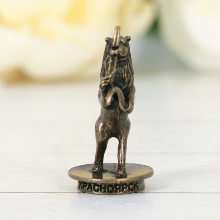 Souvenir figure "Krasnoyarsk. Lion ", metal-1
