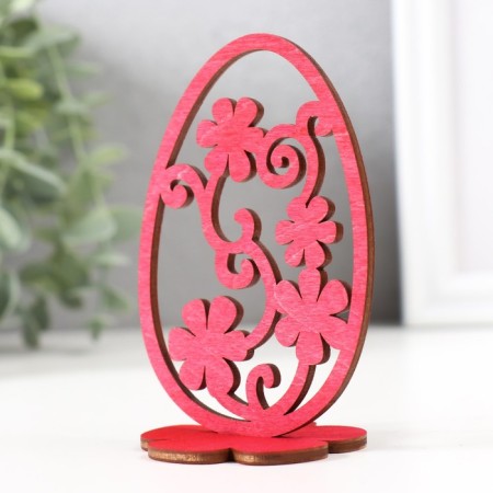 Easter "pattern" 6.5x4.7x9.3 cm (set 2 parts) red-2