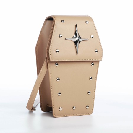 Youth bag on magnet, beige color-1