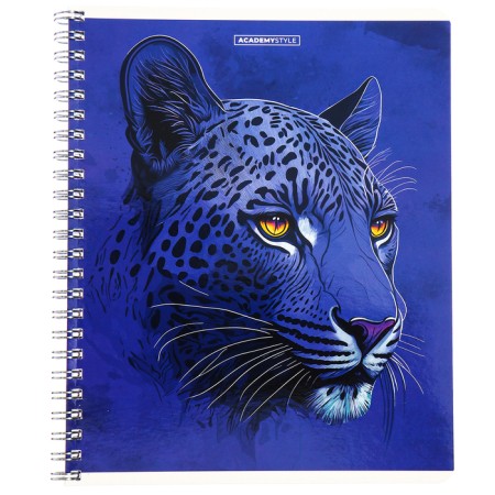 A notebook of 60 sheets in a cage on the crest "Violet Beasts", the cover coated cardboard, Uf-lak, mix-3