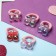 Hair elastic band "Baby" (set 10 pcs) Glossy berries, mix