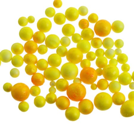 Nozzle foam balls, vanilla, yellow-3